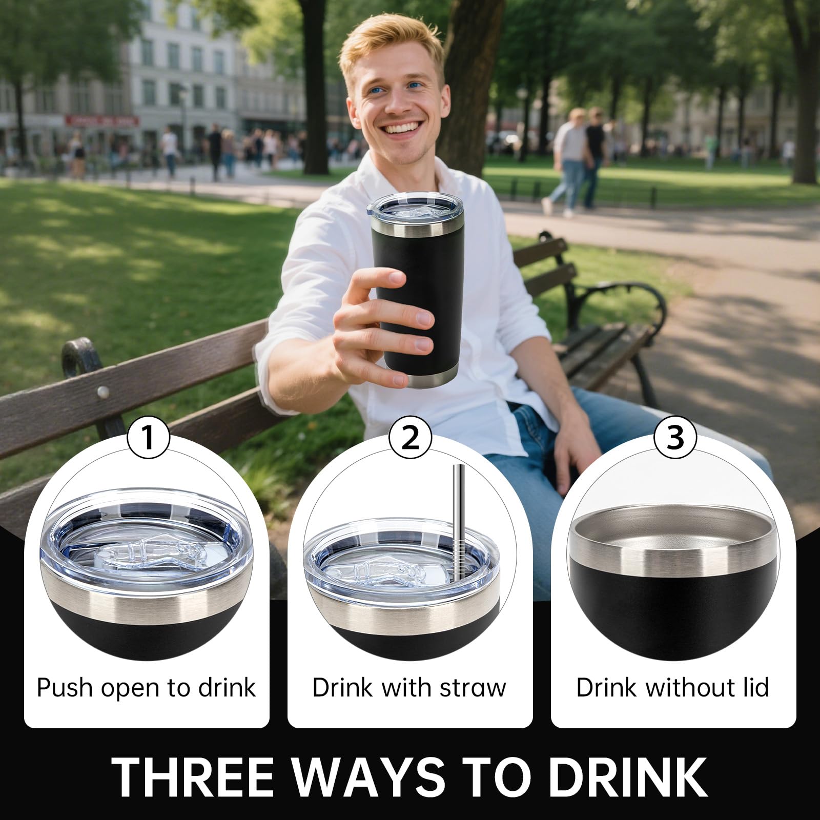 IEOVIEE odorless interior and BPA-free materials for safe sipping.