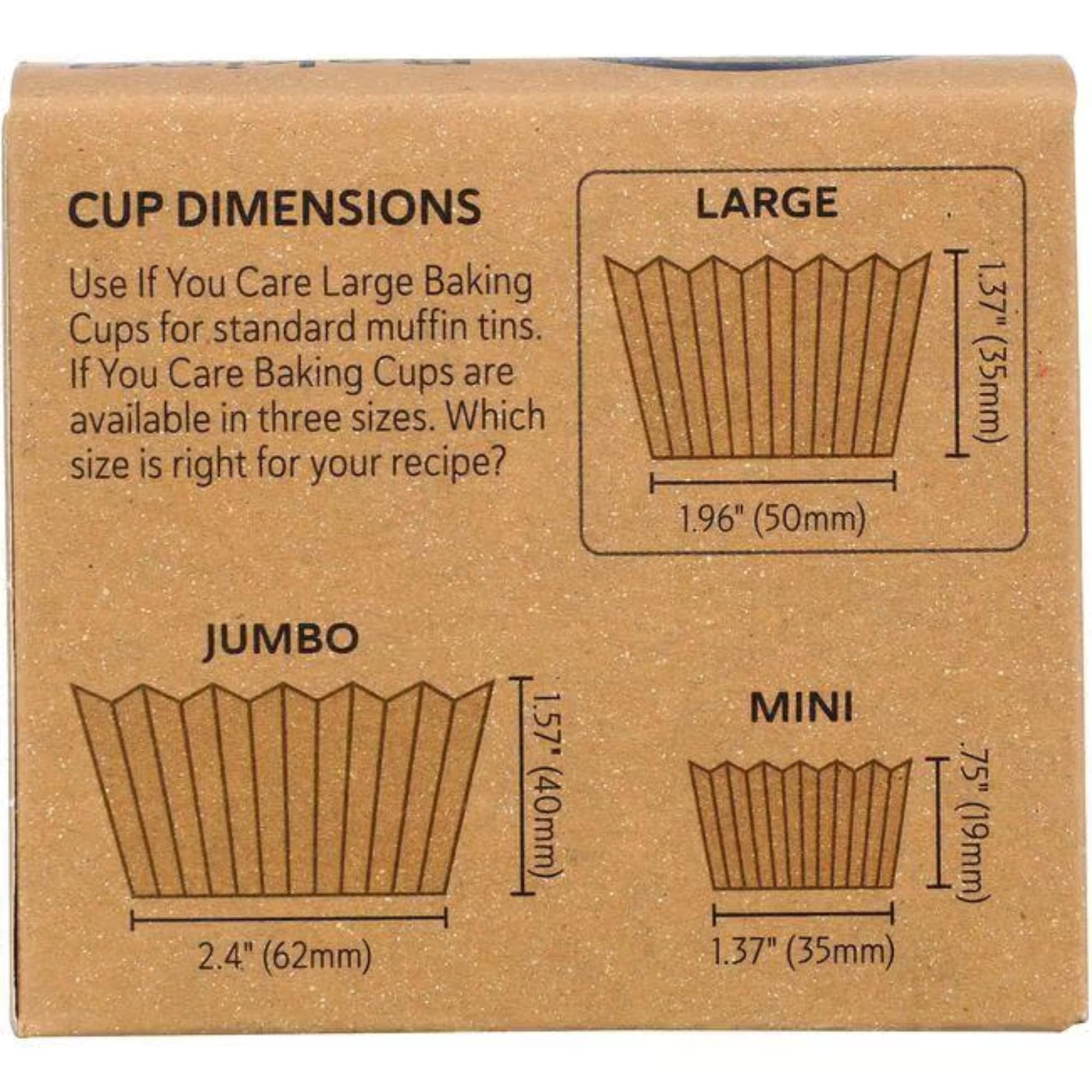 If You Care unbleached large baking cups full-stack ready for batch baking.