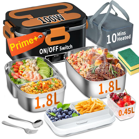 ifenrol electric lunch box front view showing compact office-ready design