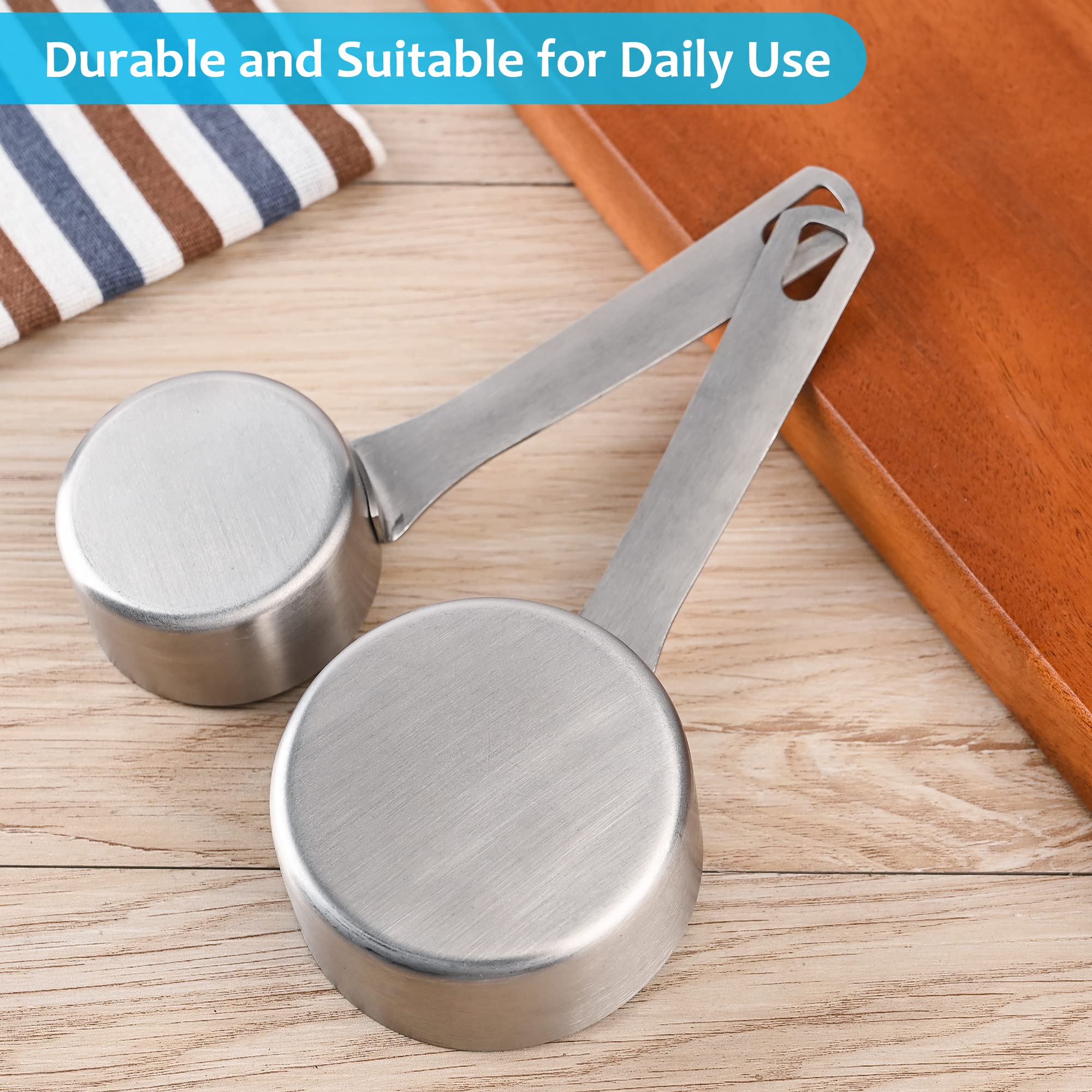 IFFMYJB measuring cups are dishwasher safe for simple cleanup.
