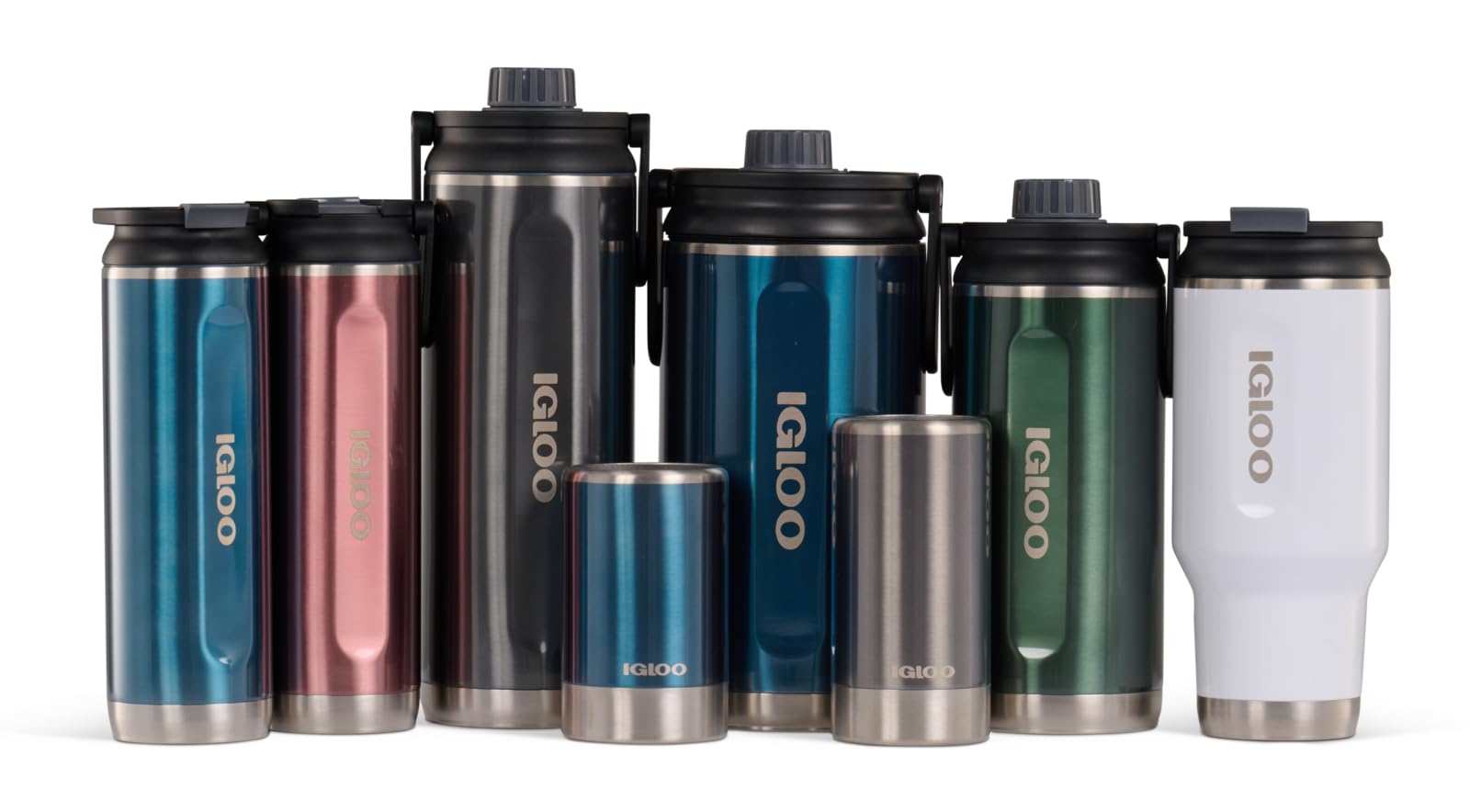 Igloo temperature retention helps beverages stay hot or cold longer.