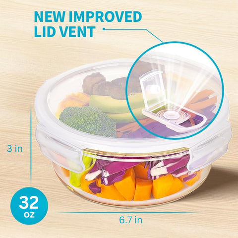 Igluu Meal Prep BPA-free lids, leakproof for reliable storage