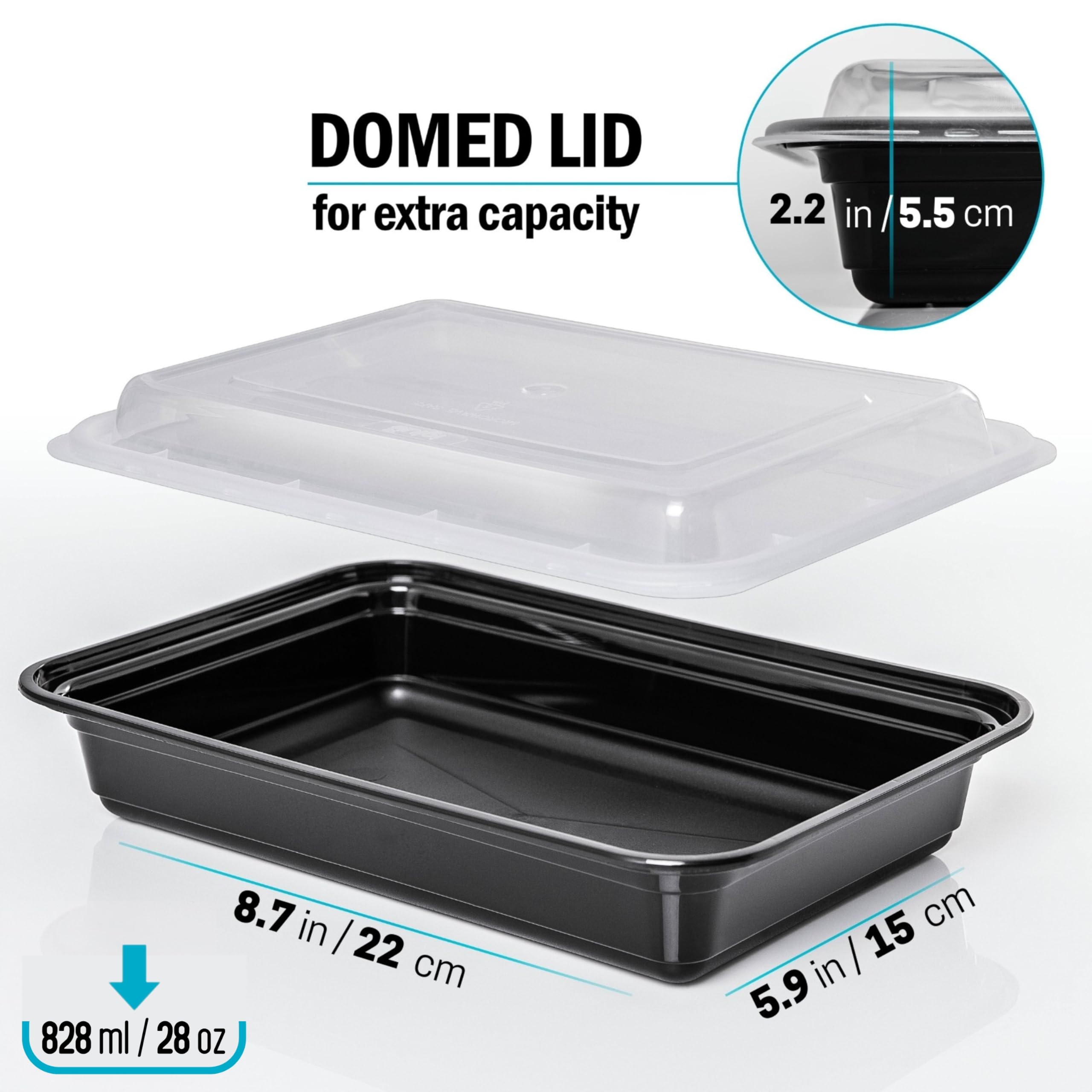 Igluu microwave-safe container ready for quick lunches.