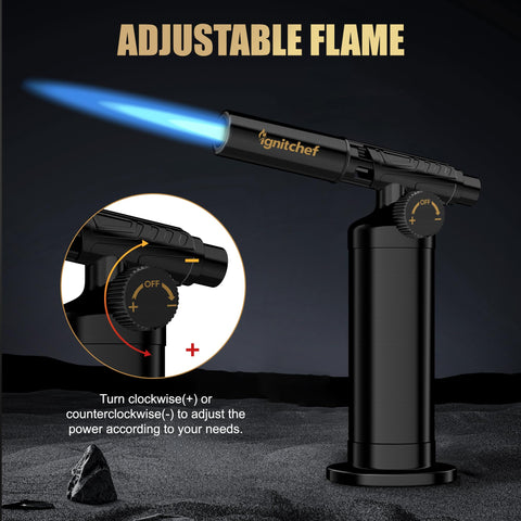 IgnitChef detachable-torch design improves portability for on-the-go cooking.