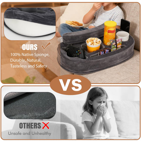 IGOHEALS RV couch organization cushion supporting snacks and beverages