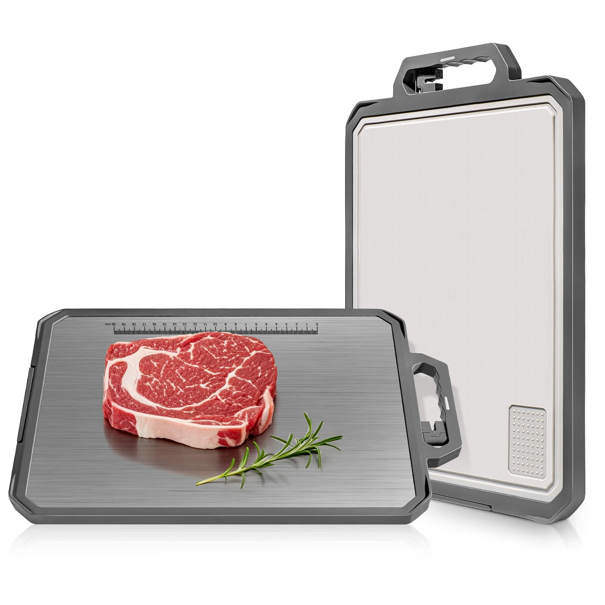 IGOYE titanium cutting board meat side for clean, safe meat prep