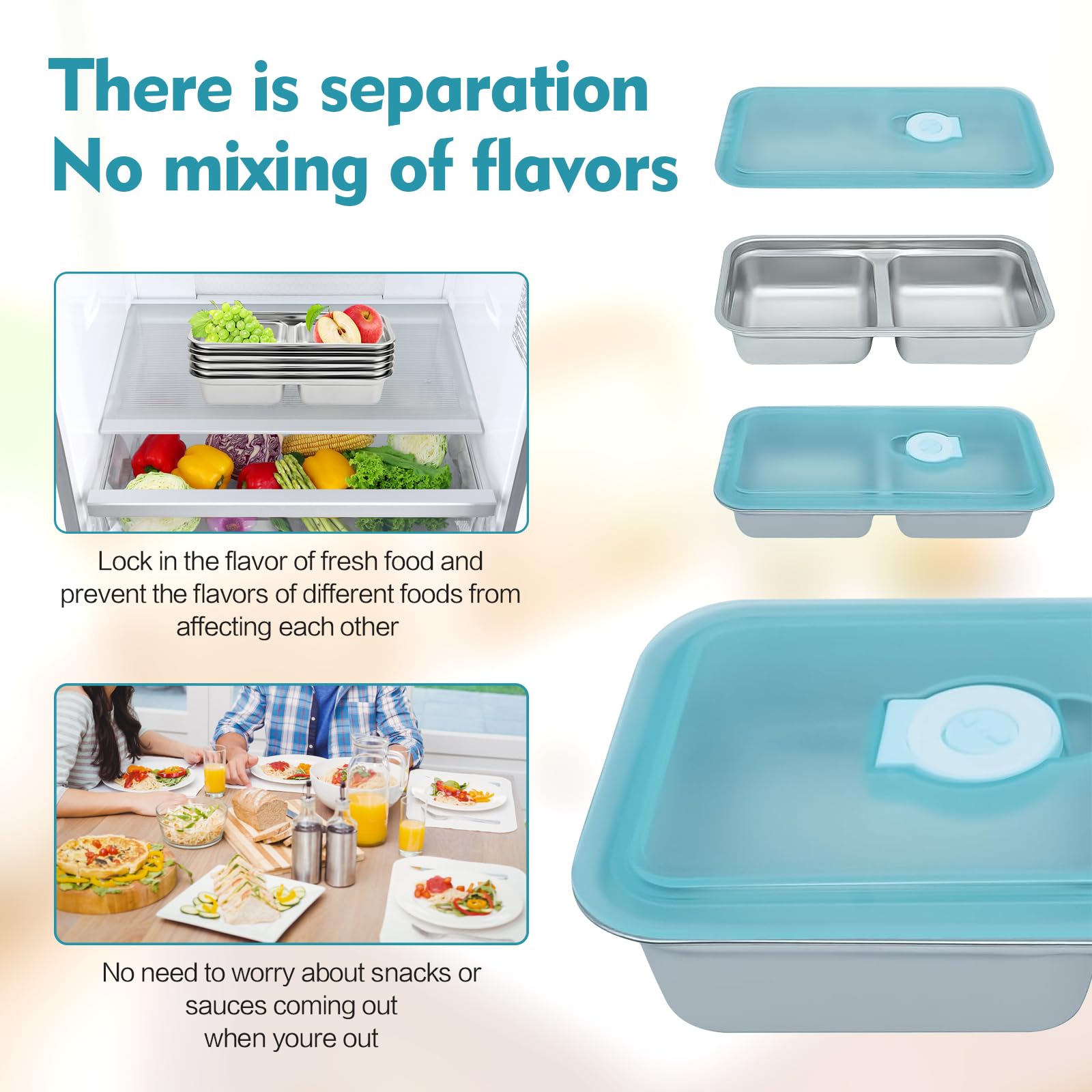 IGRARK portable stainless steel container ready for on-the-go lunches.
