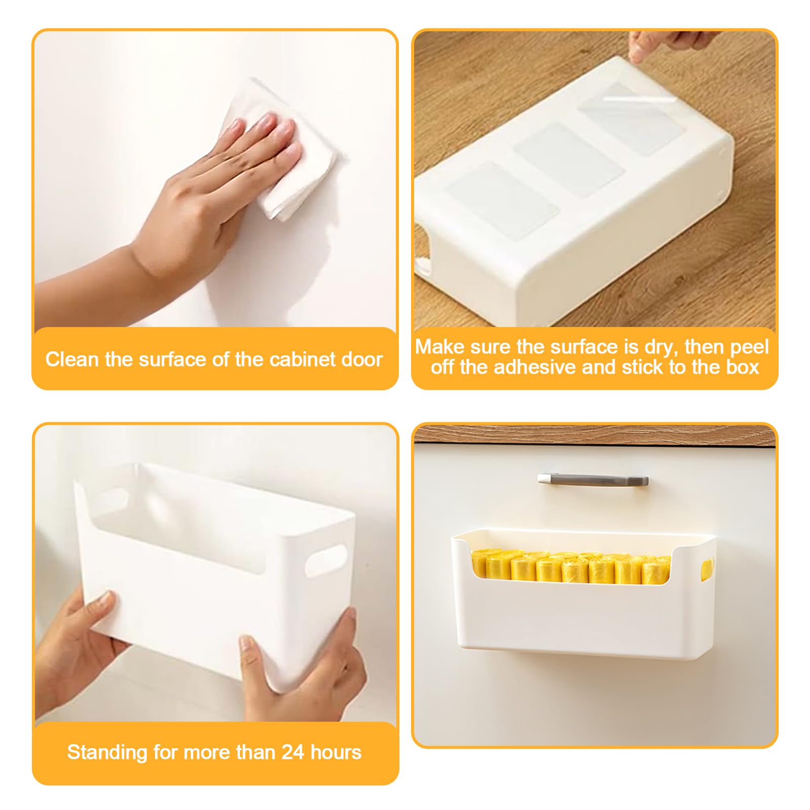 IGUOCY adhesive stickers ensure secure bond to smooth surfaces