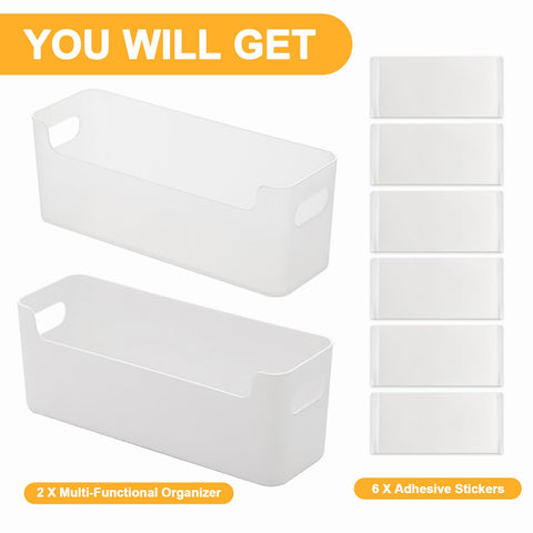 IGUOCY durable plastic construction offers long-lasting organization