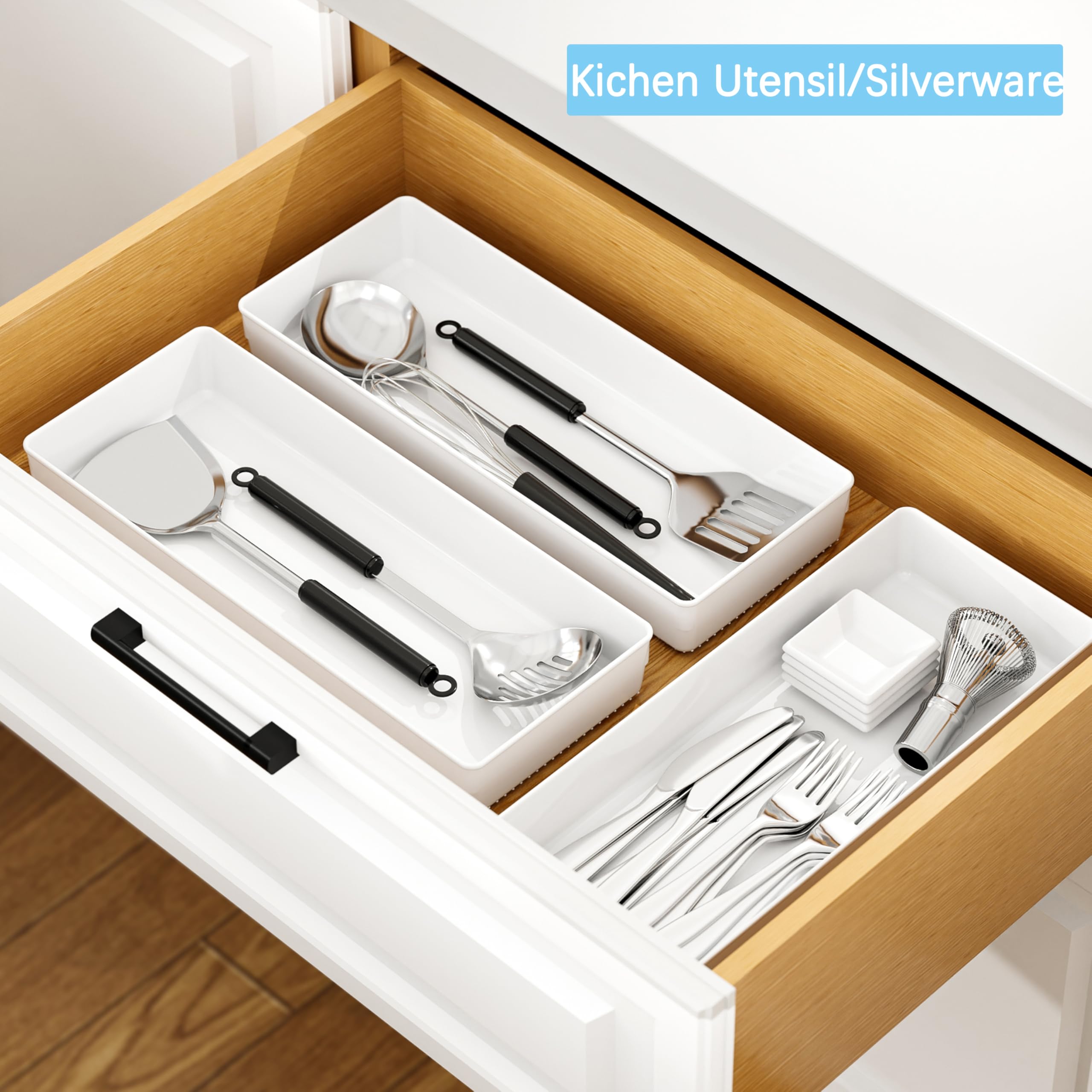 ihomecooker cutlery and utensil organizer fits utensils and small tools for quick access.