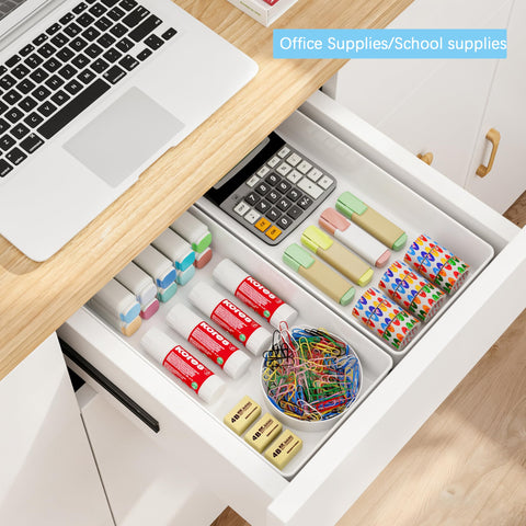 ihomecooker makeup organizer keeps cosmetics and brushes tidy on bathroom vanity.