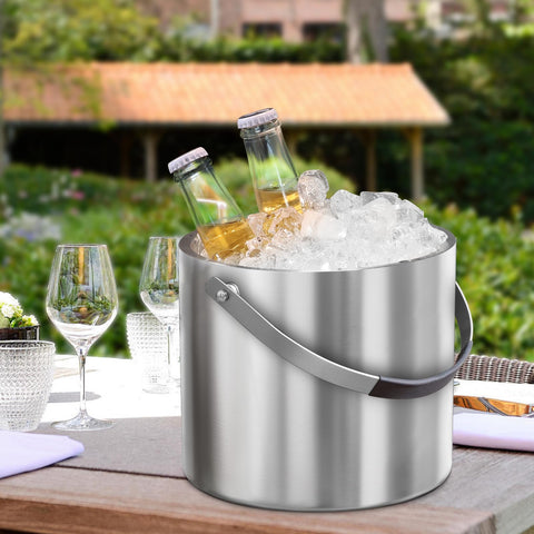 iHoo stainless steel bucket is dishwasher-safe after use