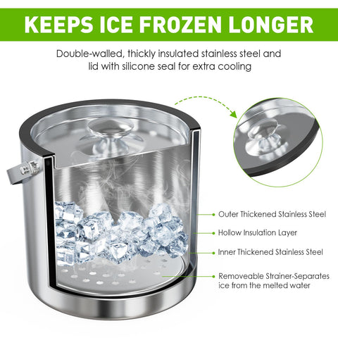 iHoo ice tongs ready for easy cube retrieval at parties