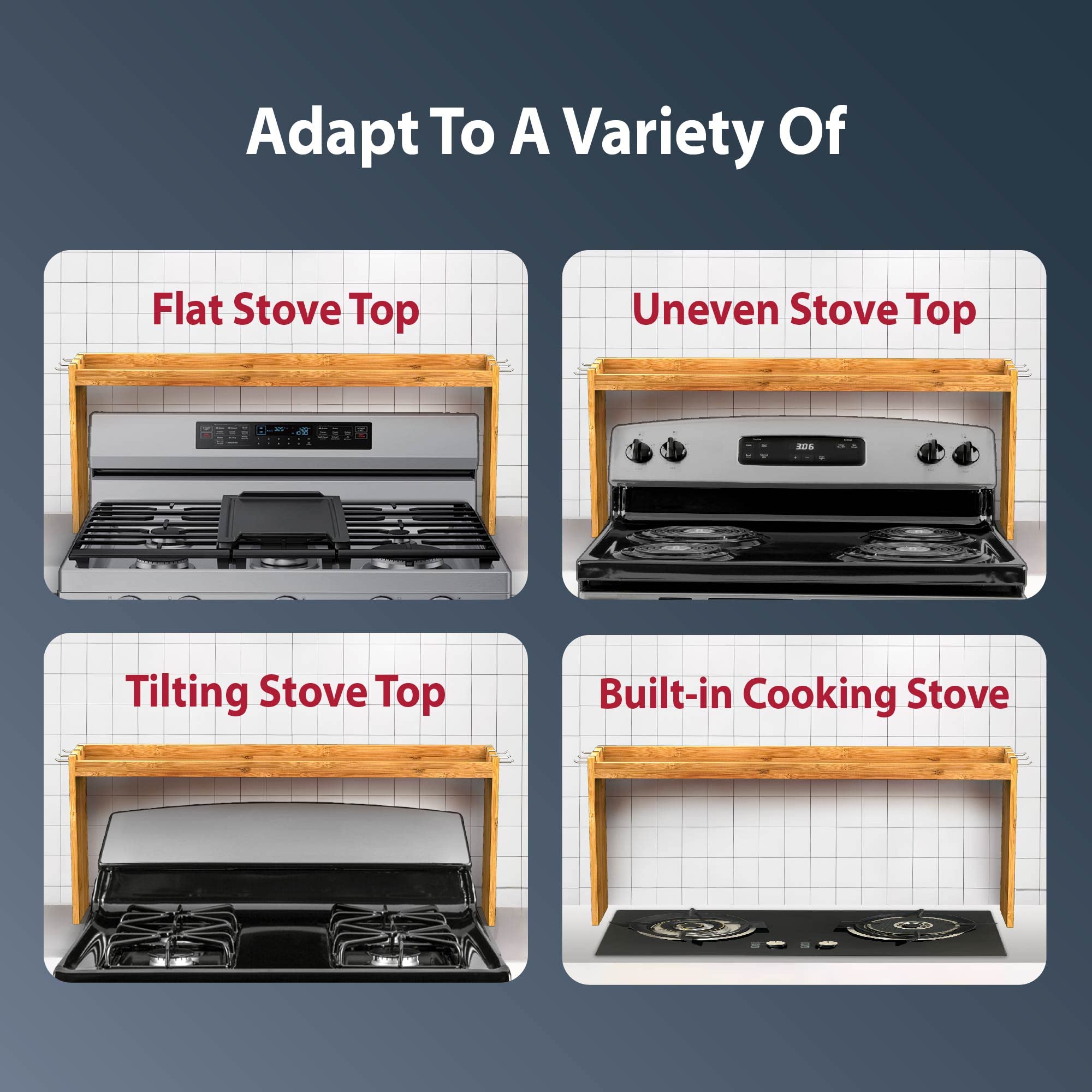 IIIOIIIA non-slip pads keep the unit steady during cooking