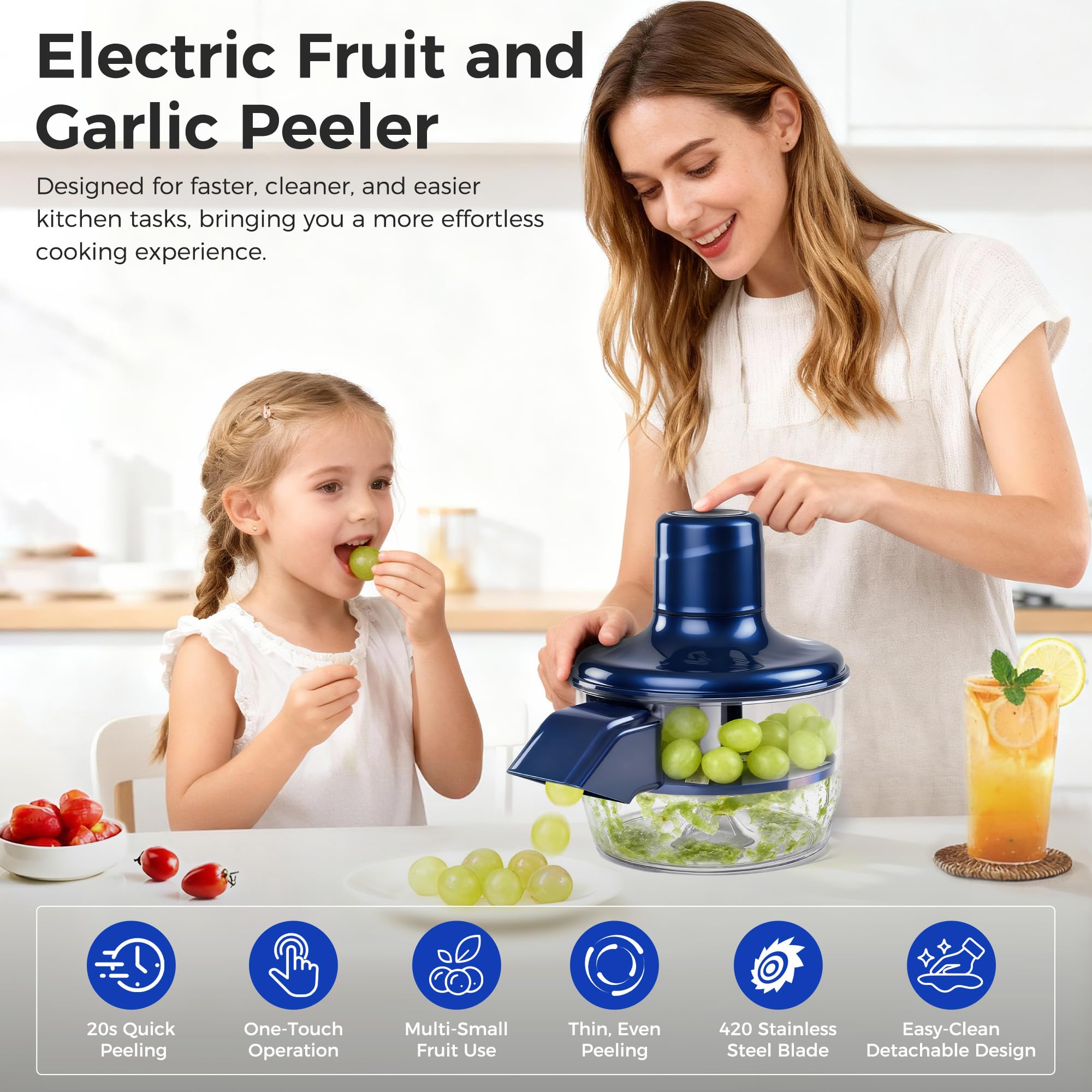 IILLDD tomato peeler blue makes cherry tomato prep easy.