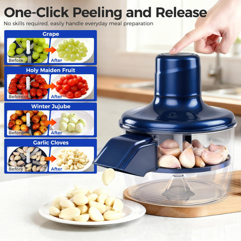 Cordless IILLDD peeler offers versatile kitchen portability.