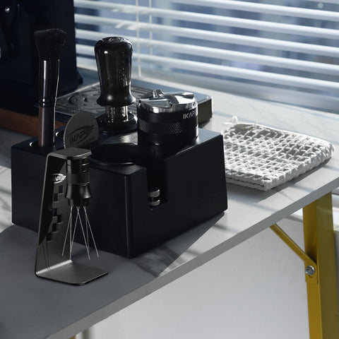 IKAPE puck screen filters fines for smoother extractions.