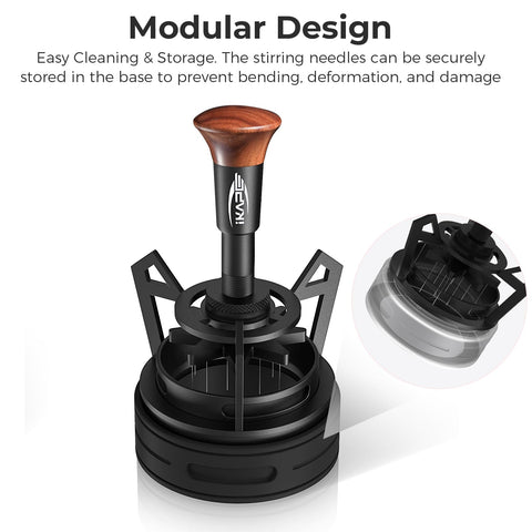 IKAPE V3 WDT Tool fits 58mm portafilters for consistent shots.