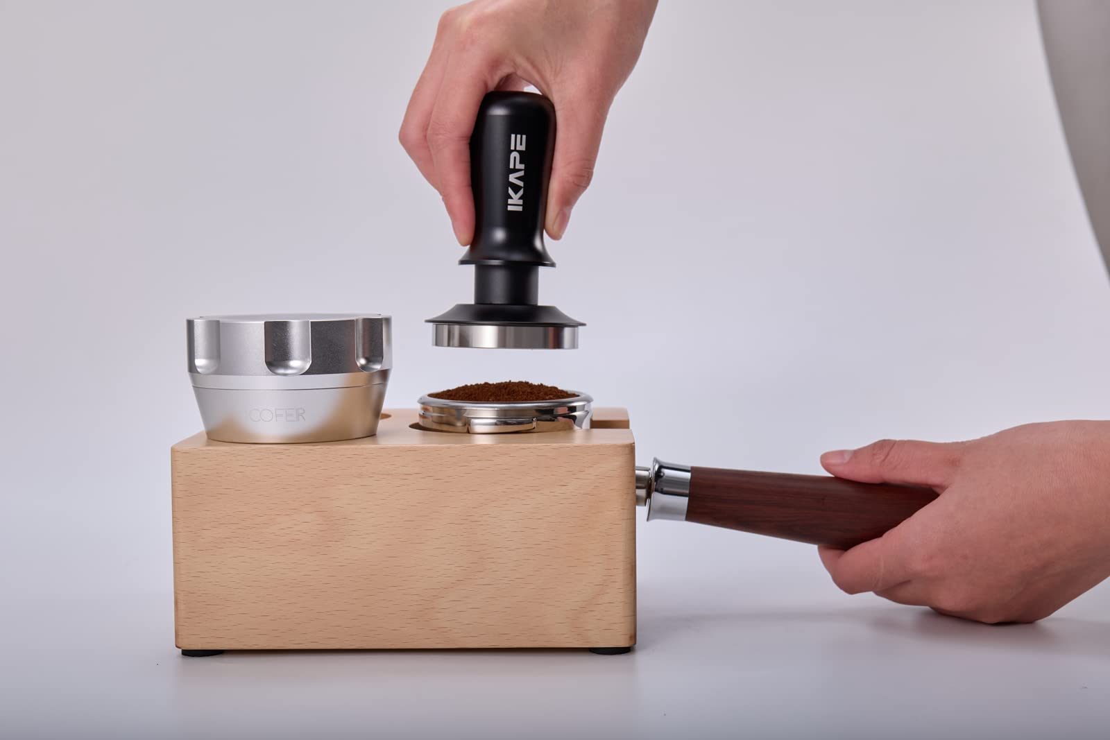 IKAPE professional-barista-at-home tamper for reliable results