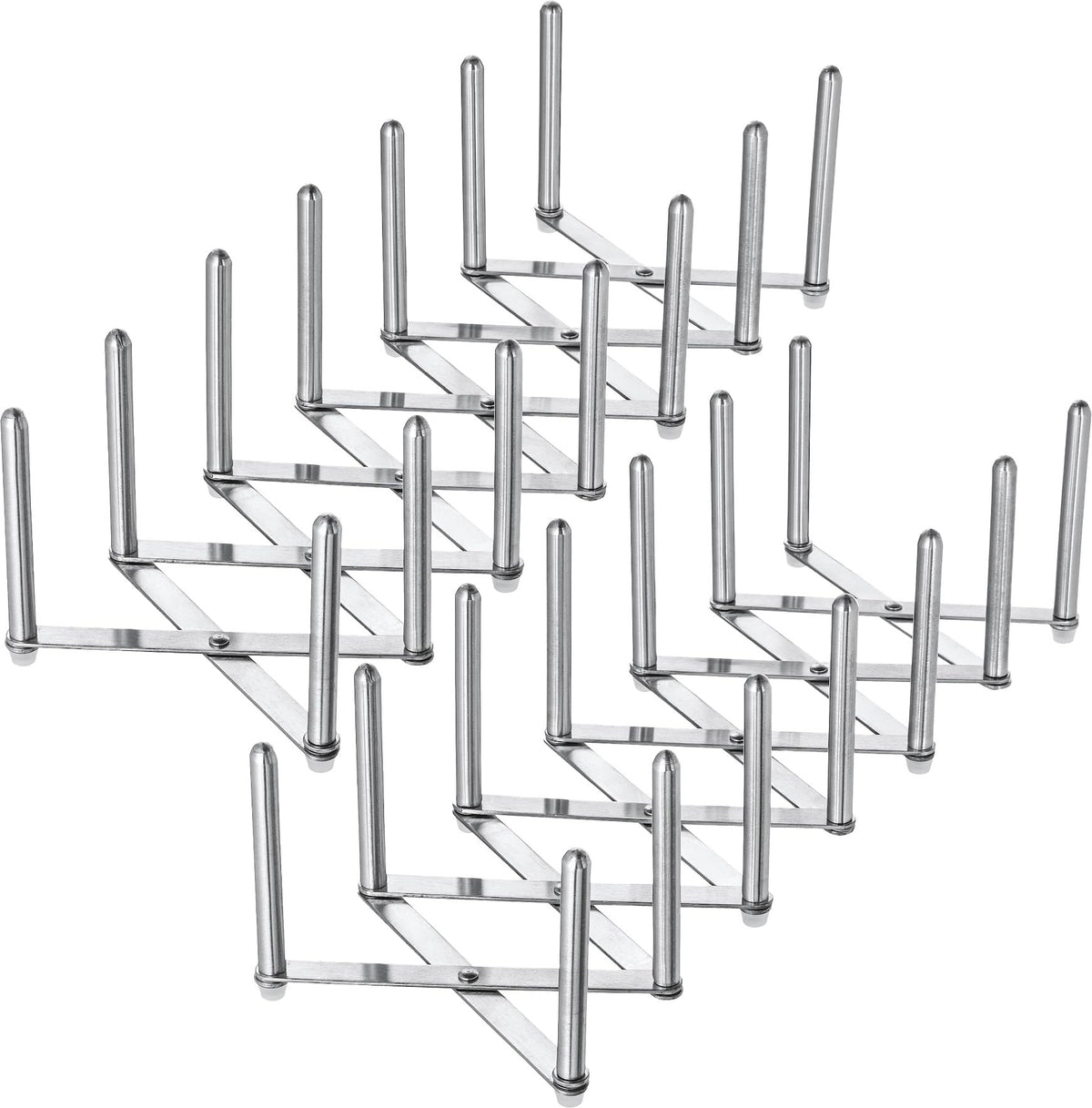 IKEA Variera pot lid organizer in stainless steel 2-pack, adjustable length for customized storage