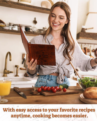 ikedas Woodcover Blank Recipe Book gift-ready presentation for occasions