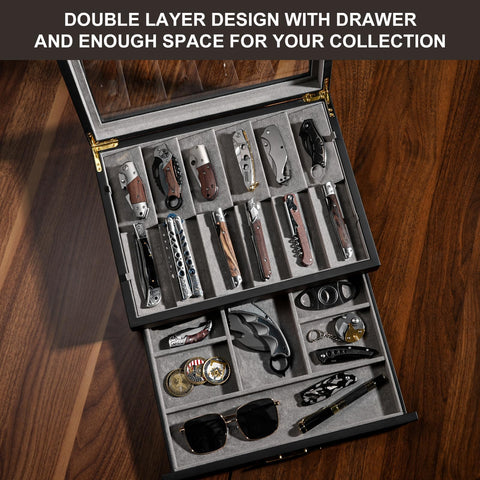 Ikkle walnut-bodied case features durable build and clear glass lid