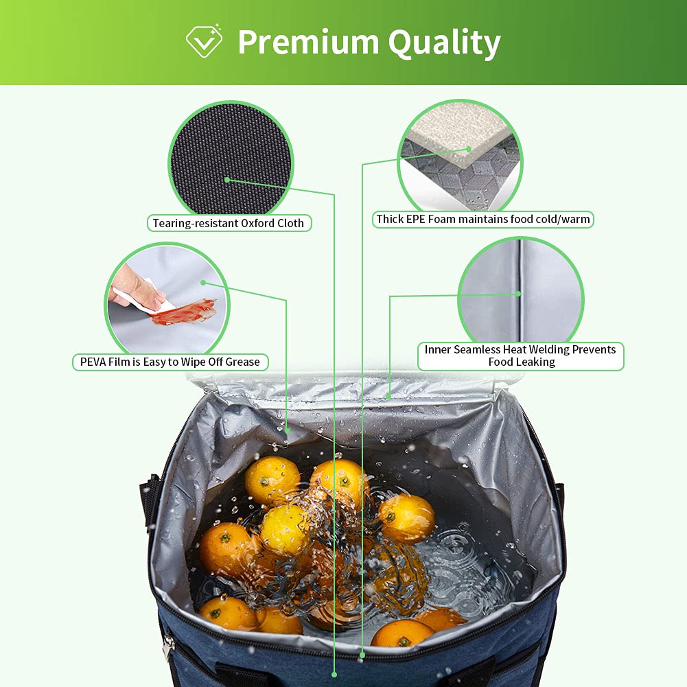 Iknoe 600D Oxford fabric emphasizes durability and tear resistance.