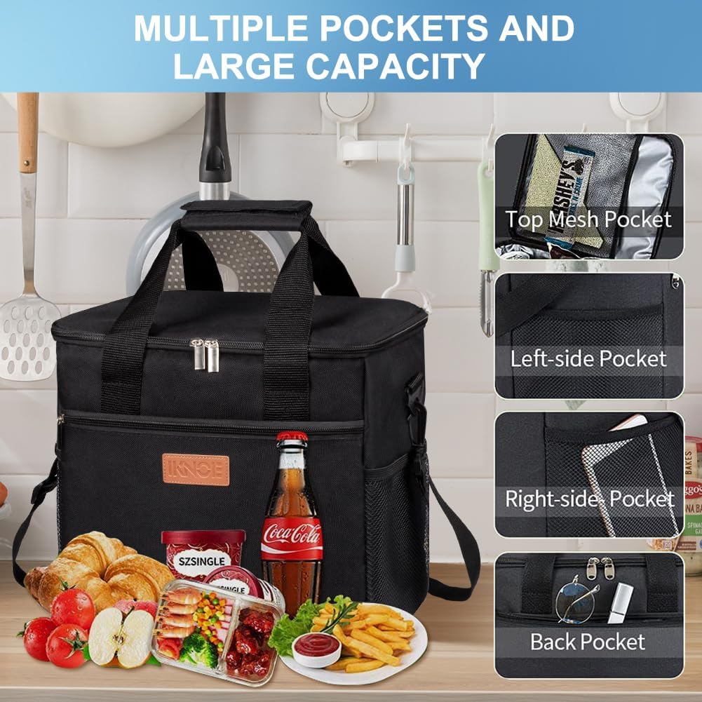iknoe leakproof liner keeps contents secure and spill-free.