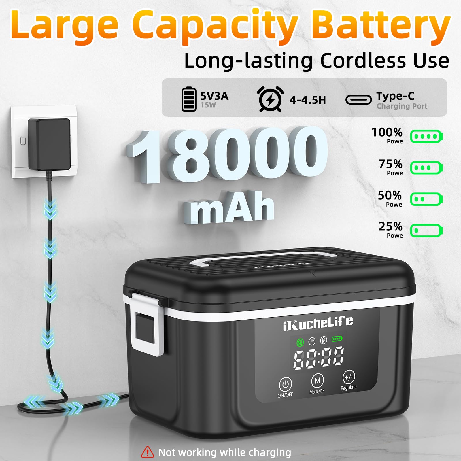 ikuchelife heated lunch box parts are dishwasher-safe for easy cleaning