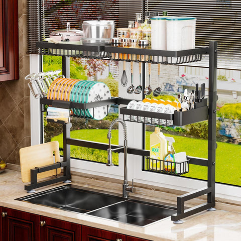 ilvvan over-sink rack installation is simple and space-efficient