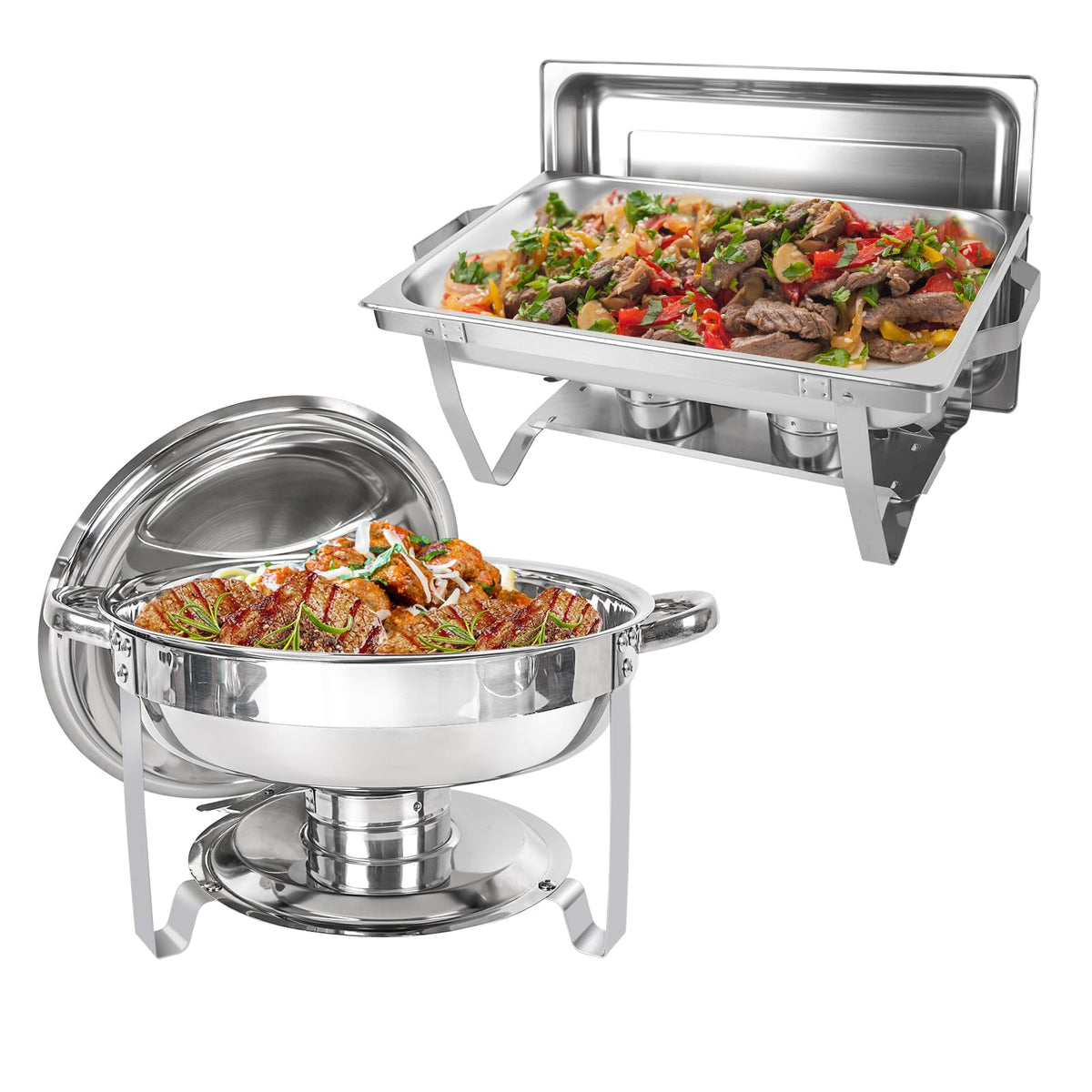 IMACONE rectangular 8 qt pan keeps food warm for buffet service