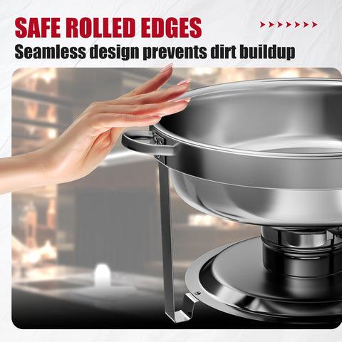 IMACONE stackable pans save space during transport and storage