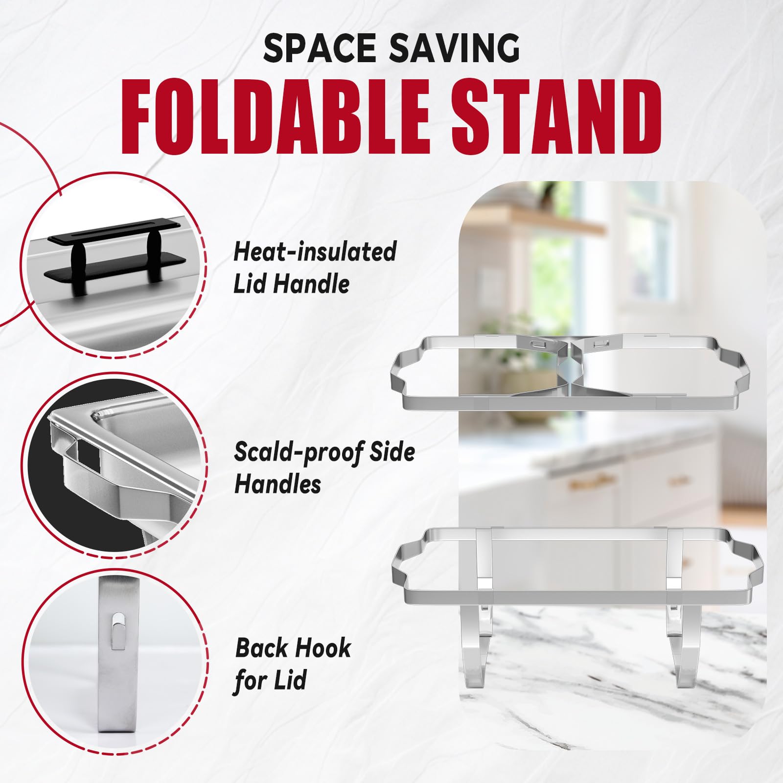 IMACONE sturdy frame provides reliable support for catering