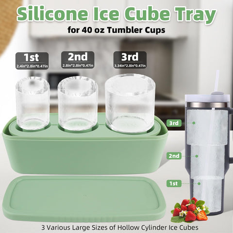 TCamp silicone ice mold releases cubes with a simple twist