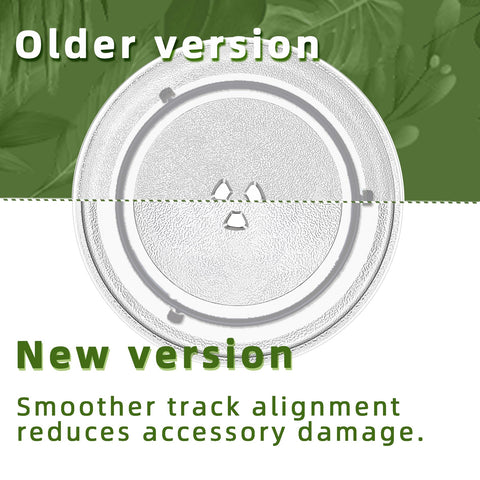 12" Whirlpool Microwave Glass Plate Replacement W11367904 W11291538 W10337247 W11443145, Compatible with Whirlpool Microwave Glass Turntable Plate WMH31017 WML55011 Whirlpool 12 Inch Microwave Plate