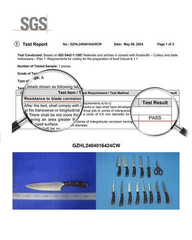 Knife Set, Kitchen Knife Block Sets with Sharpener, 6 Steak Knife Set Serrated with Block, 15 PCS Forged German Stainless Steel Rust Proof Knives, Dishwasher Safe Black, New Beveled Design