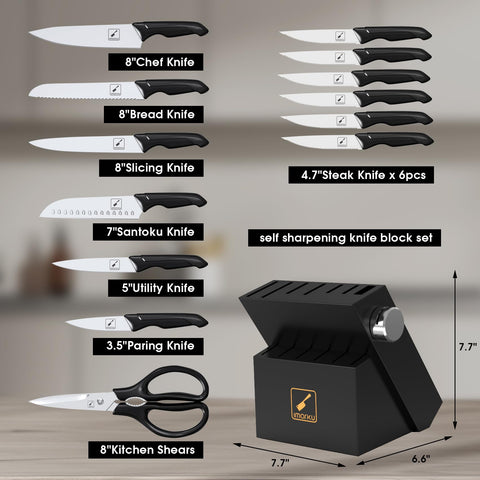 imarku 7-inch Santoku knife versatile for chopping and dicing