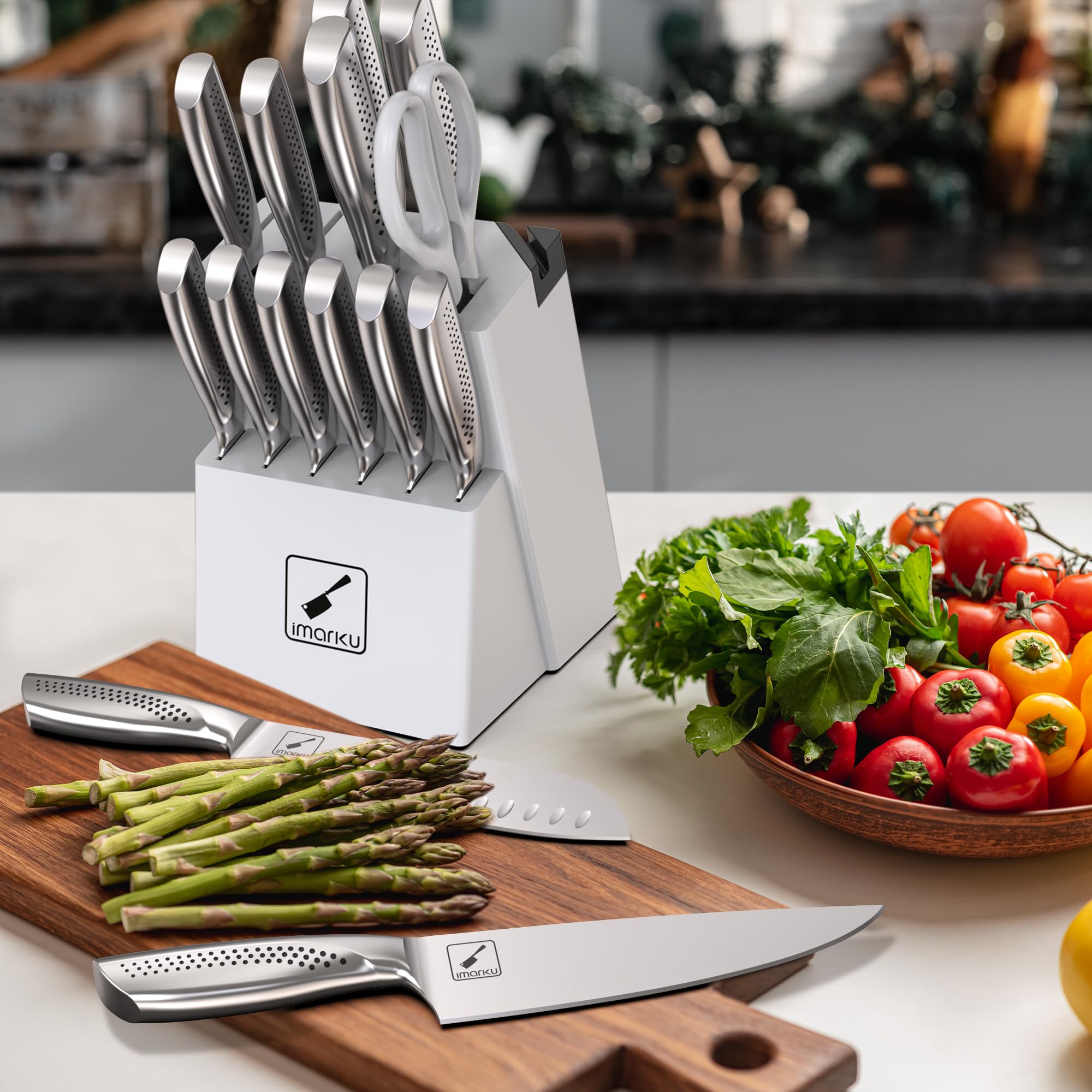 imarku 8-inch bread knife for smooth crust cuts