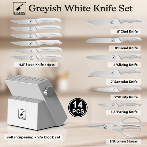 imarku 8-inch bread knife slices crusts smoothly for bakery-quality results