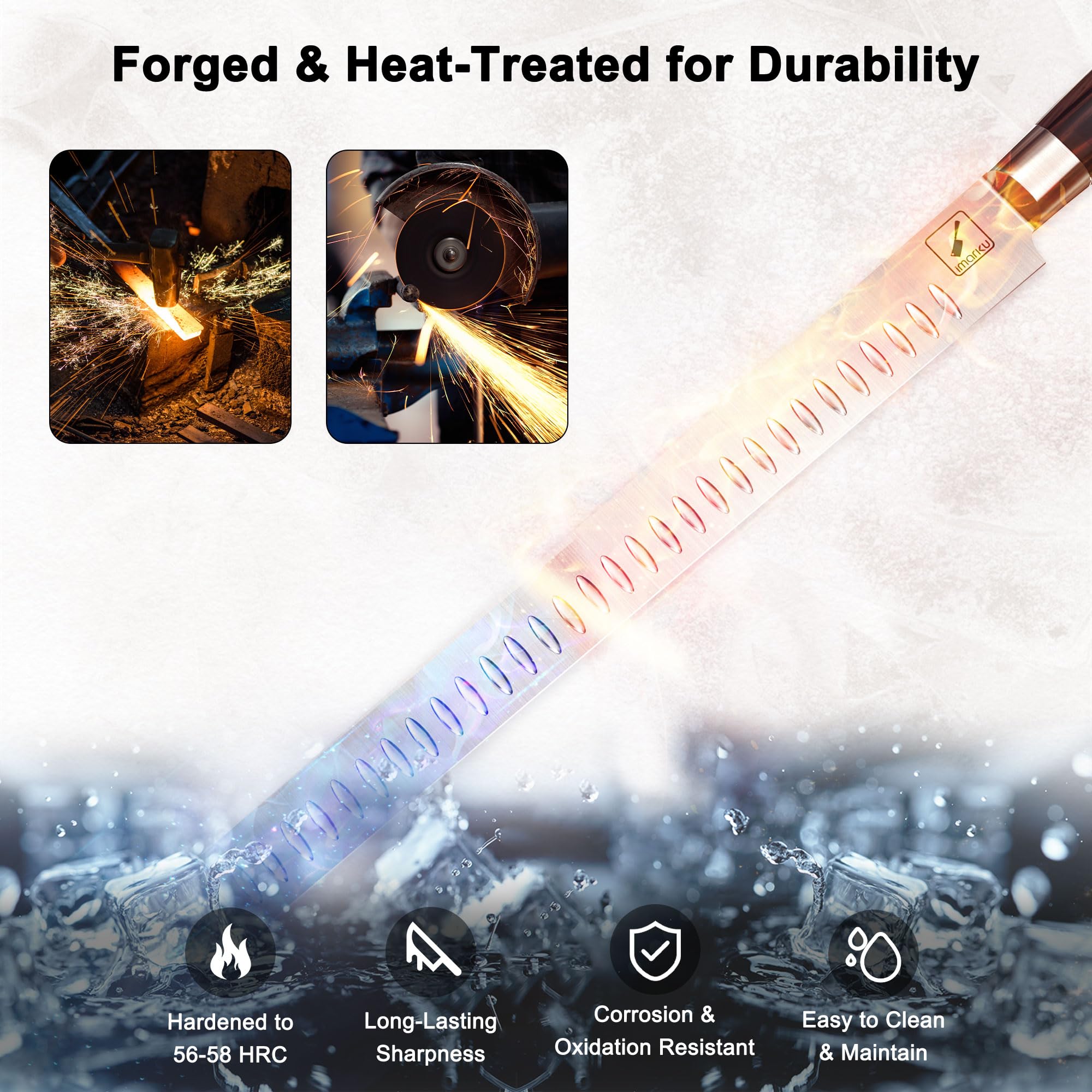 Imarku Brisket Knife gift box presentation ideal for a thoughtful kitchen gift.