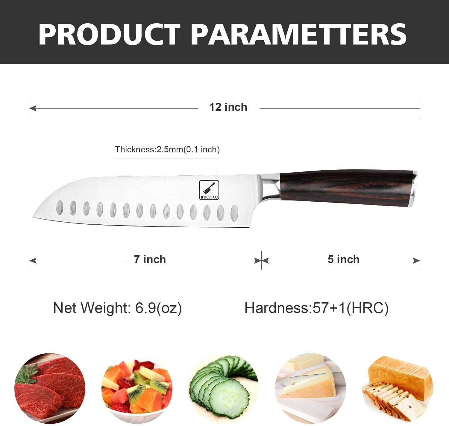 imarku gift box presentation makes this knife a thoughtful birthday or housewarming gift.