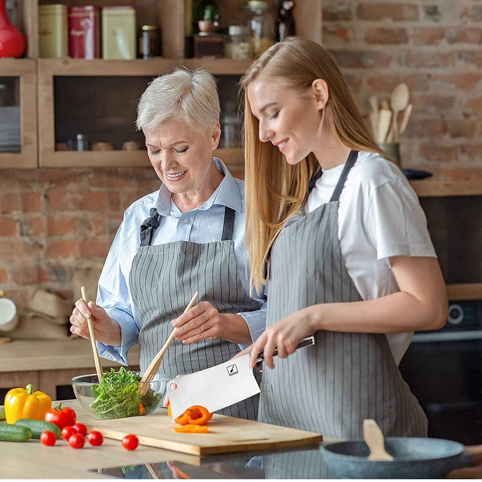 Imarku cleaver in luxury gift box, ideal for cooks and chefs.