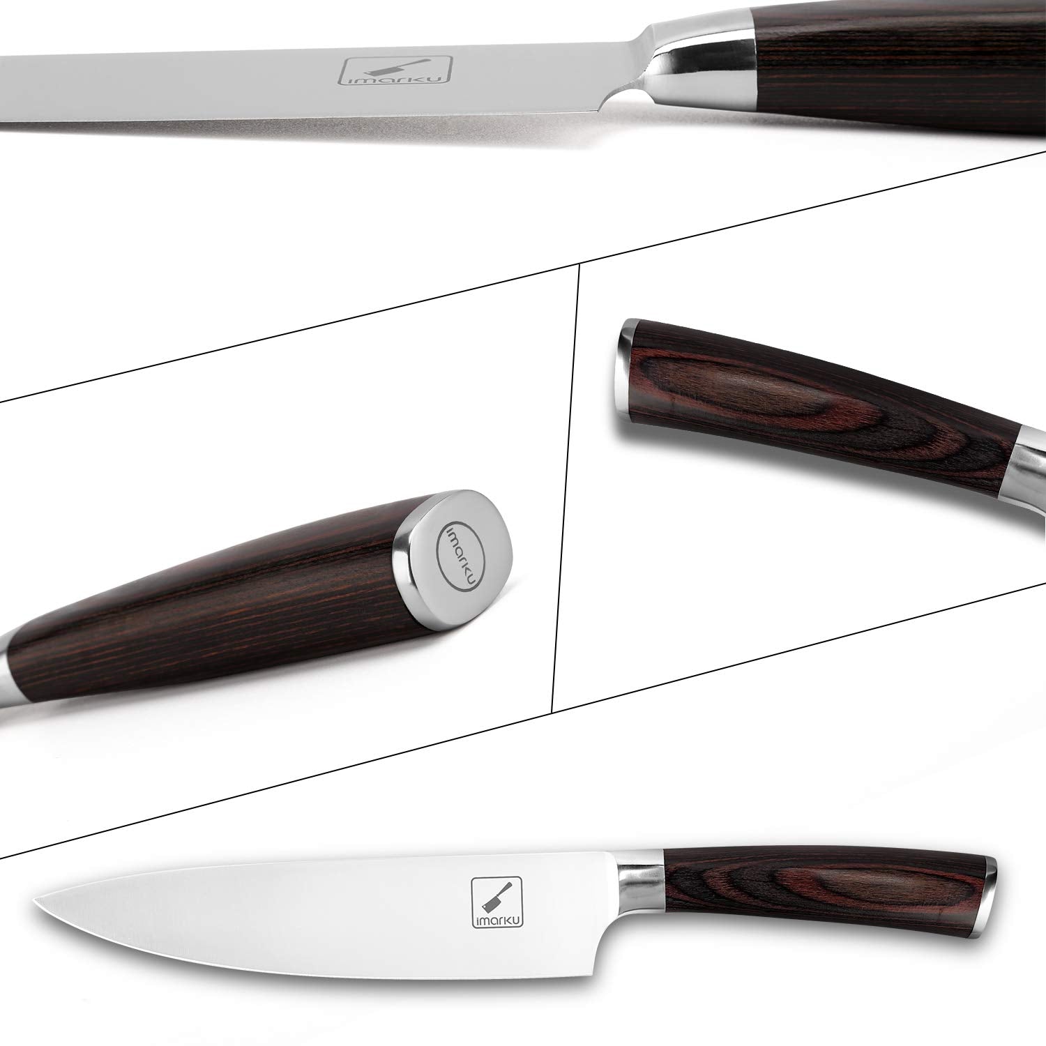 imarku corrosion-resistant stainless blade stays glossy and easy to maintain.