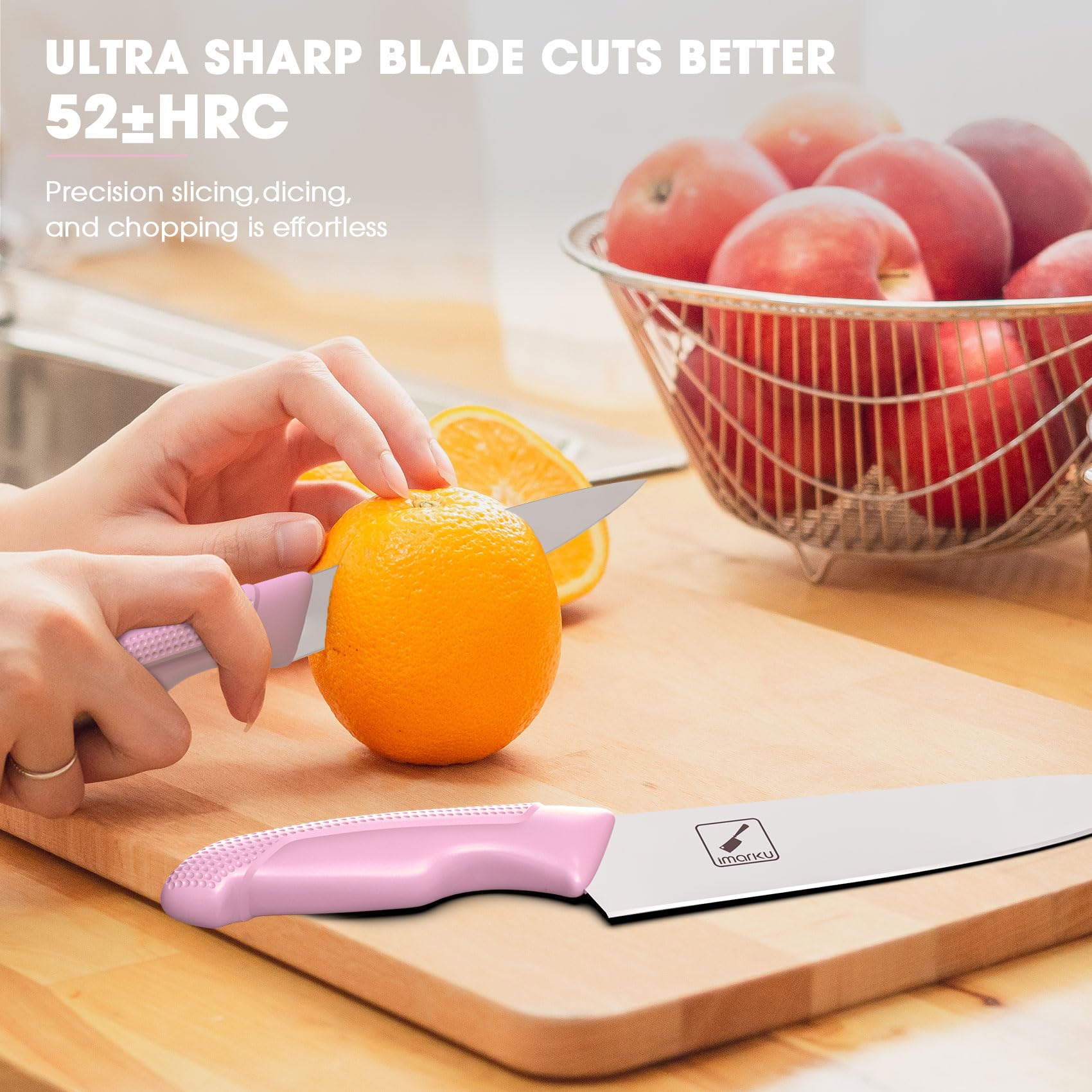 imarku Japanese stainless steel blades offer precise, durable cuts