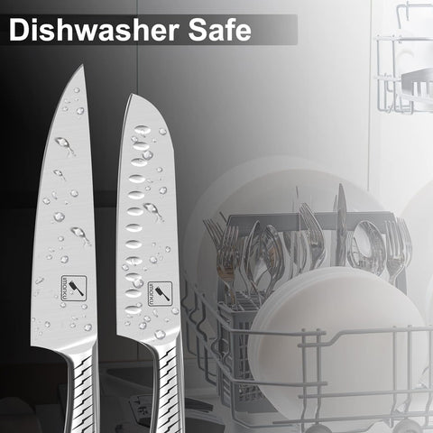 Imarku knife set paring knife 3.5-inch offers precise fruit prep.