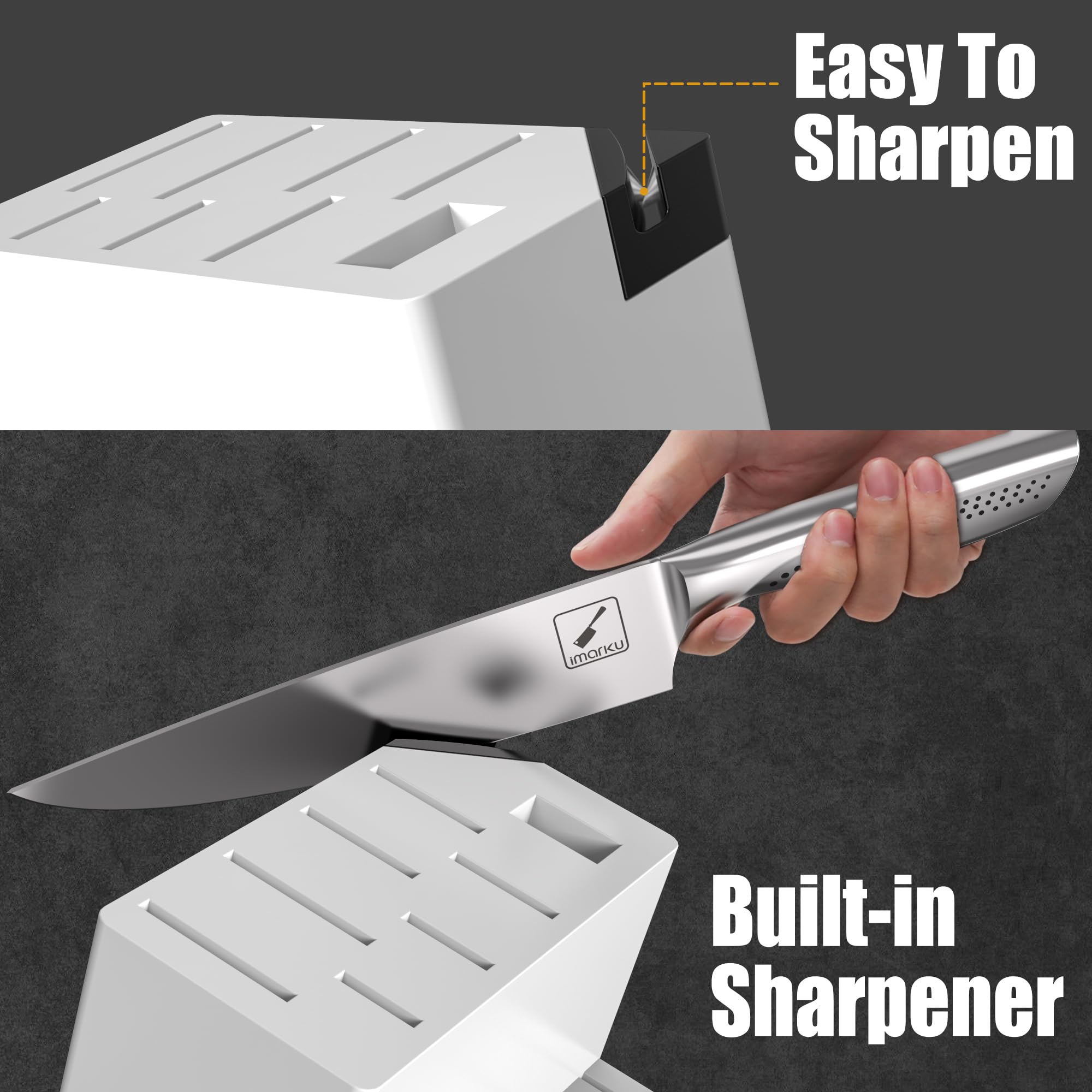 imarku ultra-sharp blades for precise kitchen prep