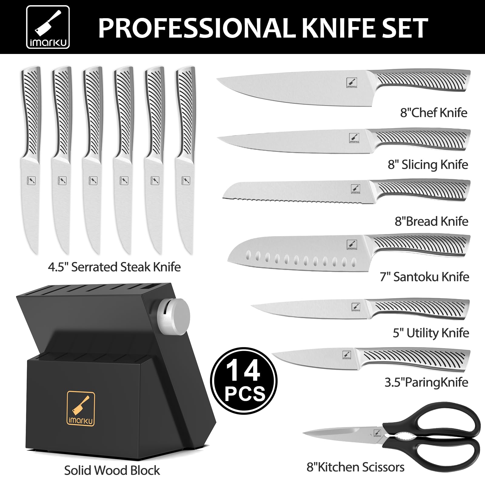 imarku santoku 7-inch in action, balanced feel for effortless chopping.