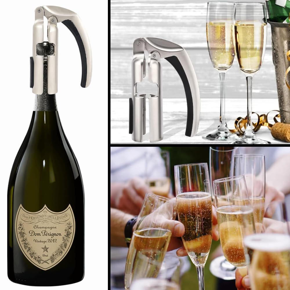 Imbibe & Indulge durable and elegant champagne opener ready for celebrations.