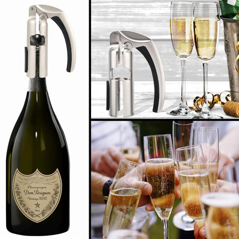 Imbibe & Indulge durable and elegant champagne opener ready for celebrations.
