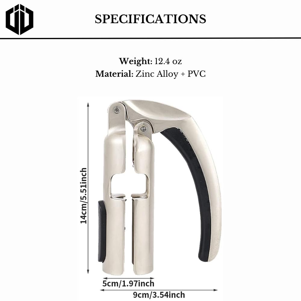 Imbibe & Indulge compact champagne opener blends style and function.